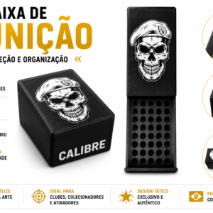 Caixa de Munição Boina Preta