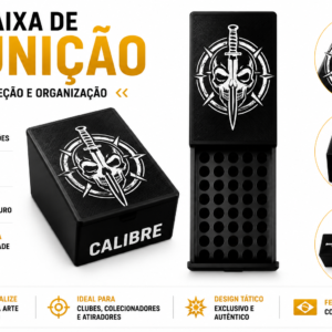 Caixa de Munição Caveira Punhal