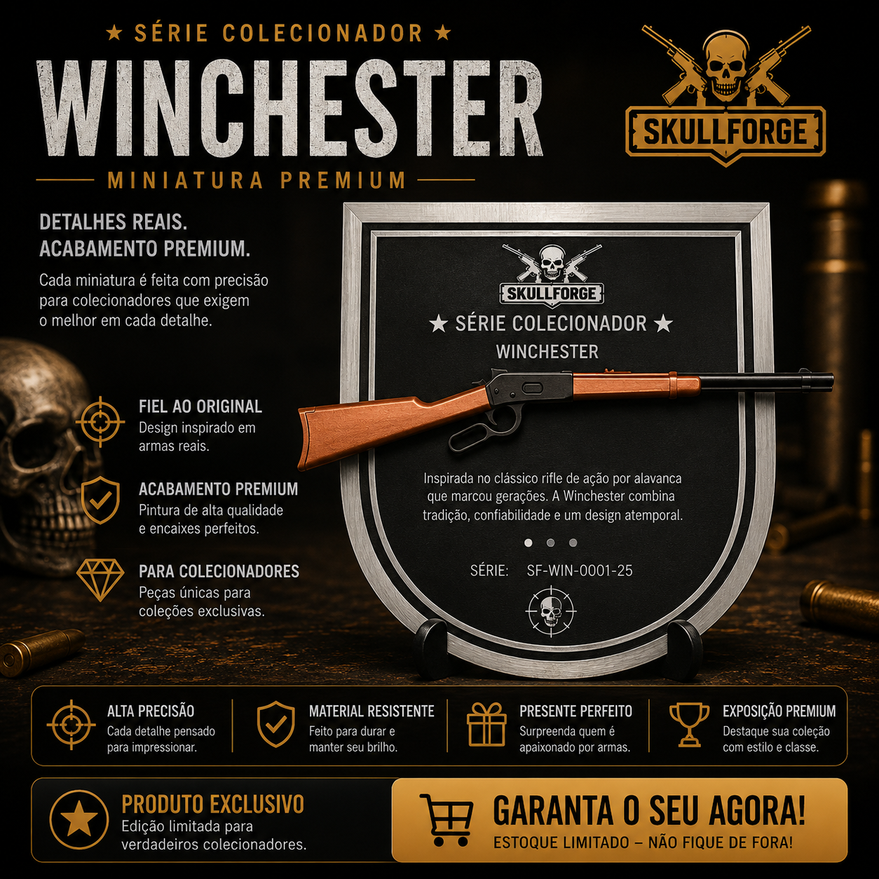 Miniatura Winchester SkullForge