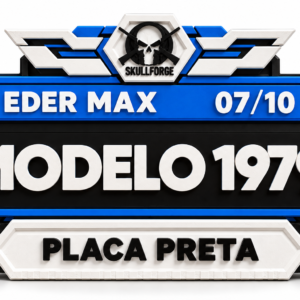 Placa Decorativa 3D Personalizada